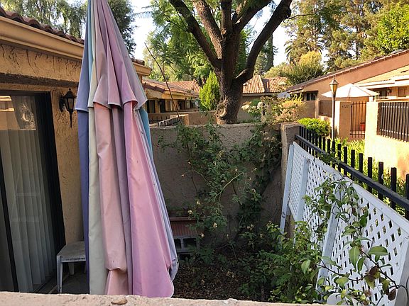 Ground floor patio view