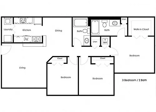 Floor plan St. Clare