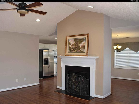 Living Room with Gas Logs