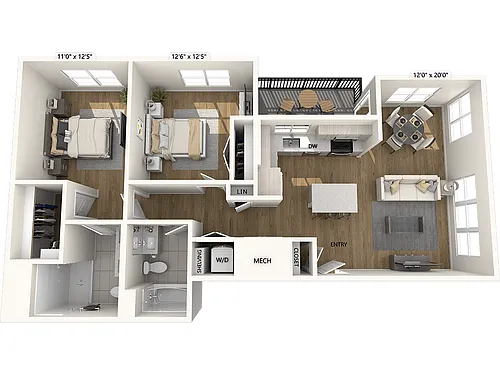 Floor plan B2-Upgrade Collection