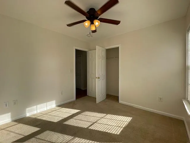 First bedroom view from inside.
