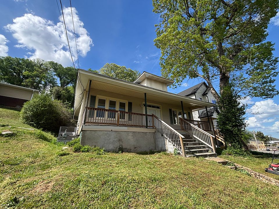 front yard and porch