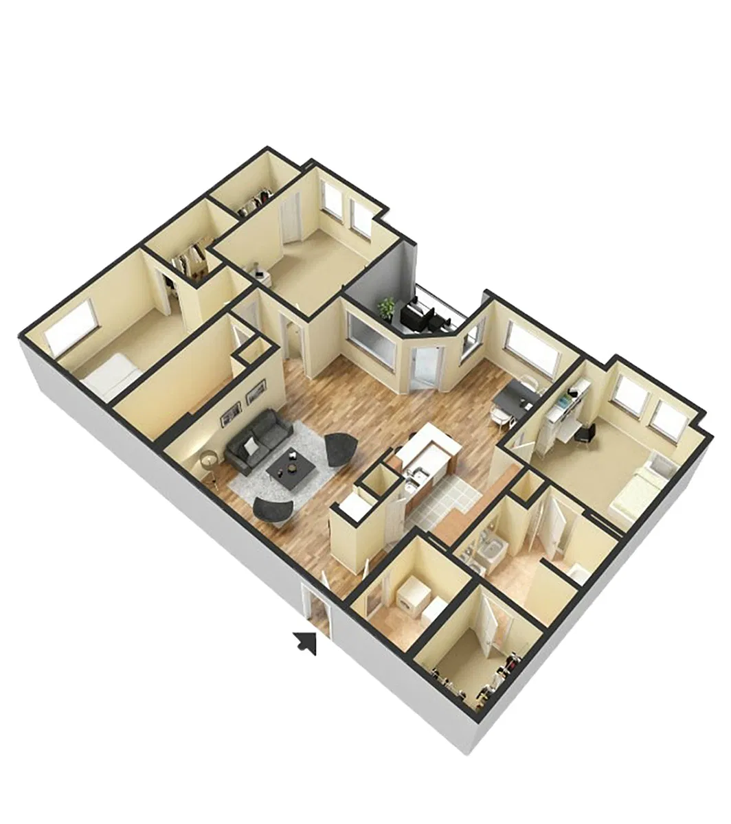 Floor plan C1