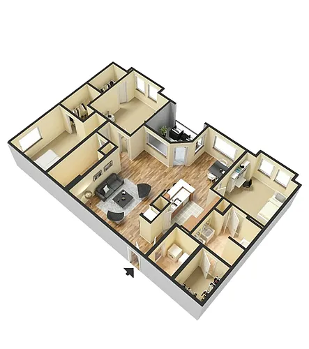 Floor plan C1
