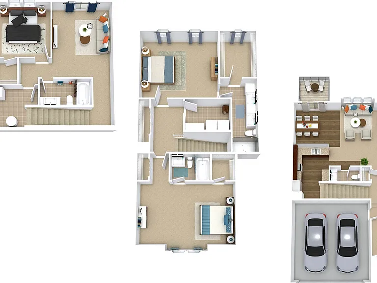 C4 3 Bedroom 2.5 Bath w/ 2 Car Garage C4 3 Bedroom 2.5 Bath w/ 2 Car Garage