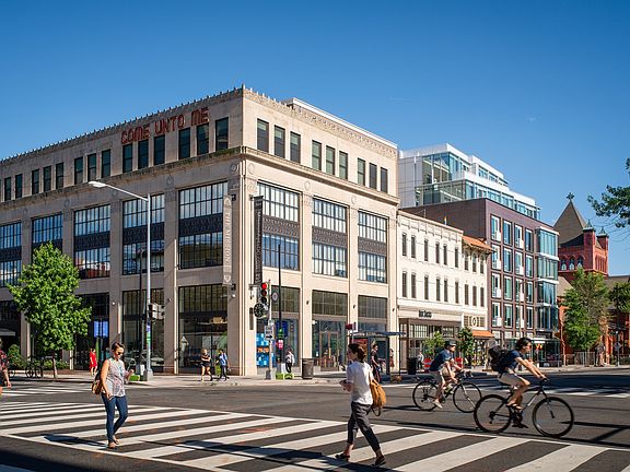 View of The Mission Apartments on 14th Street in Logan Circle!
