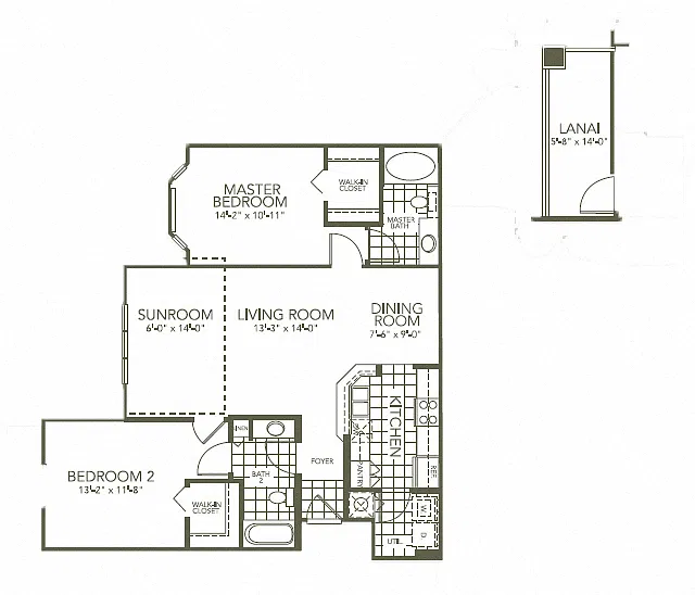 Floor plan Snowberry Drop