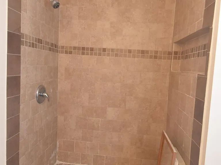 Downstairs bathroom- walk-in shower