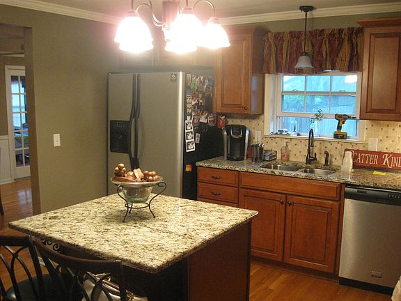 granite counters & island