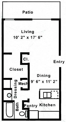 Floor plan The Cottage