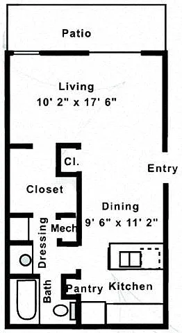 Floor plan The Cottage