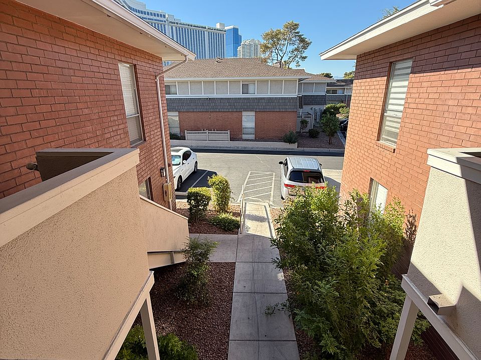 Stairs & Parking Lot View