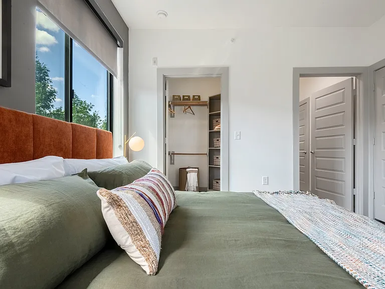 Bedroom with Natural Light and Large Closet
