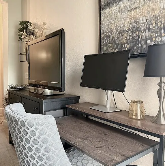 Master suite console, desk