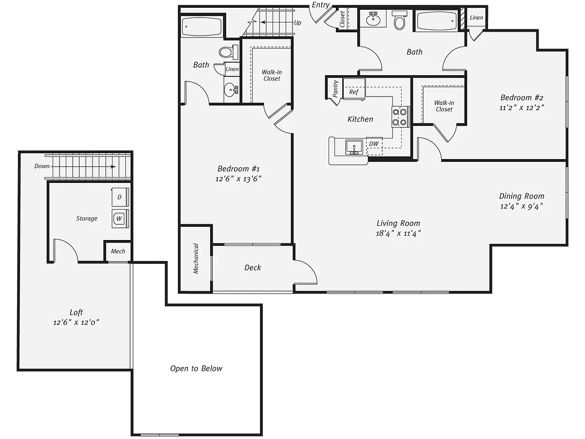 Floor plan B6L