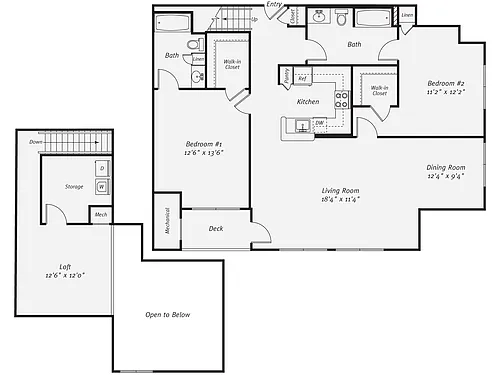 Floor plan B6L