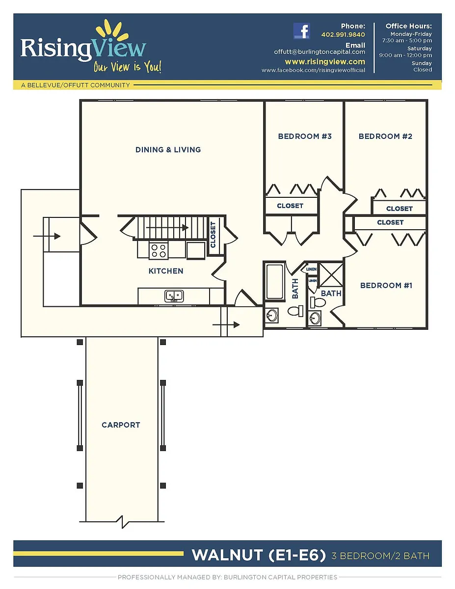 Floor plan Walnut