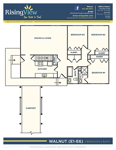 Floor plan Walnut