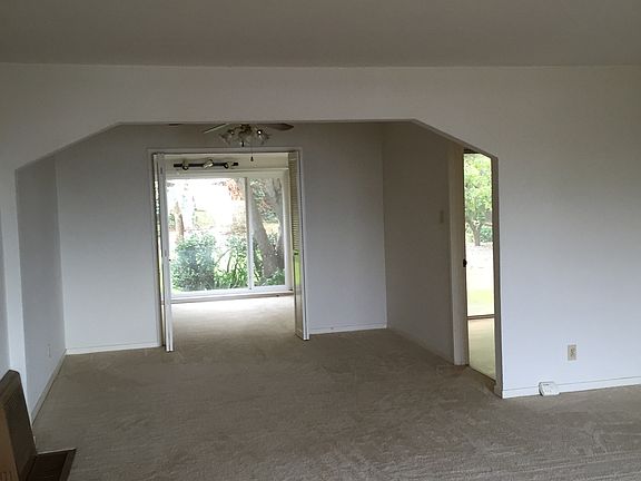 Living room, dining room and den