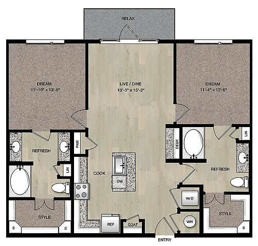 Floor plan B3