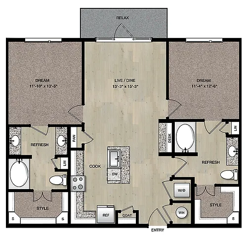 Floor plan B3