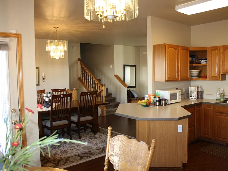 Kitchen - French Door opens onto Back Deck