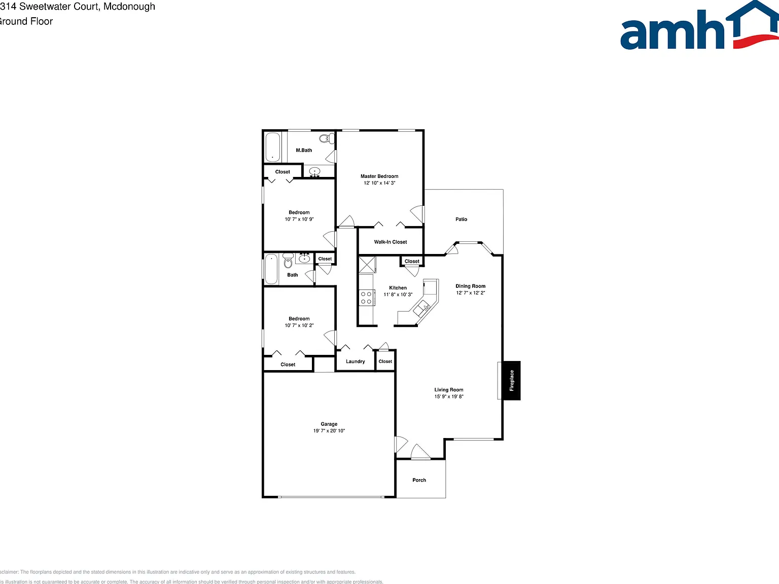 3 bed, 2.0 bath, 1321 sqft, $1,675 — Photo 2
