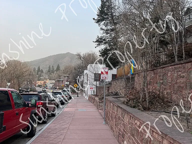 Walkway in front of property