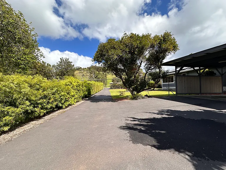Driveway to home