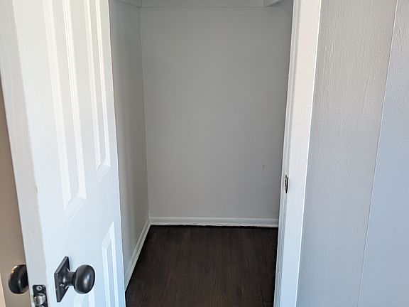 closet, walk in and turns right, leads back under the stairs of the top unit