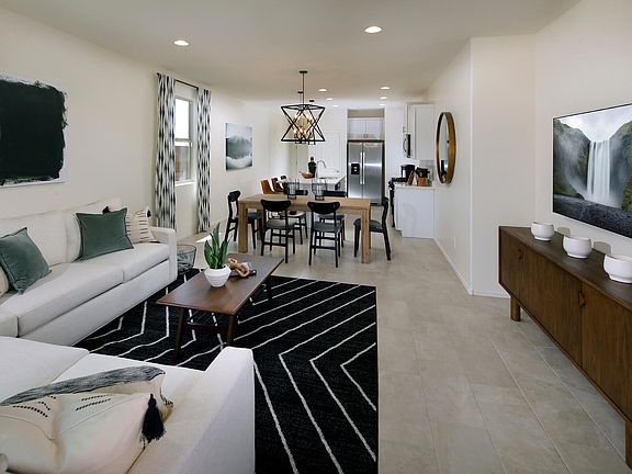 The 1320 floorplan modeled at Chaparral at Rancho Marana in Marana, AZ.