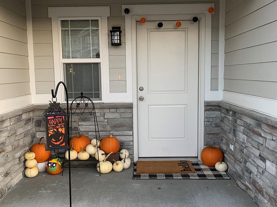 Front door and porch