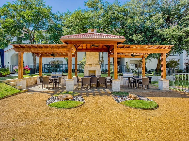 Enjoy our outdoor kitchen with grilling stations.