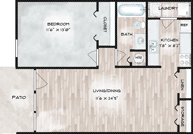 The Whitley Floorplan Diagram