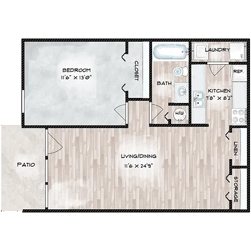 Floor plan The Whitley