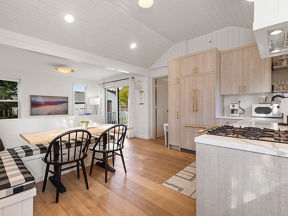 Dining and kitchen area.