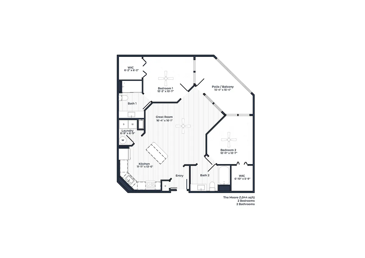 Floor plan The Moore