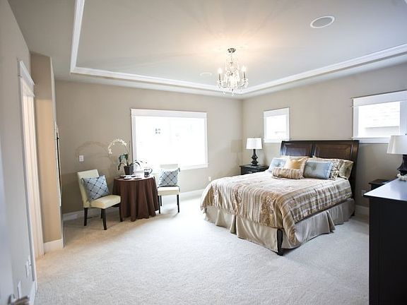 Luxurious Master suite sharing a fireplace with it's private bath