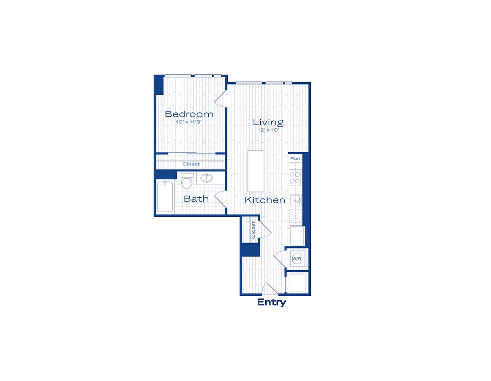 Floor plan Rigby A14