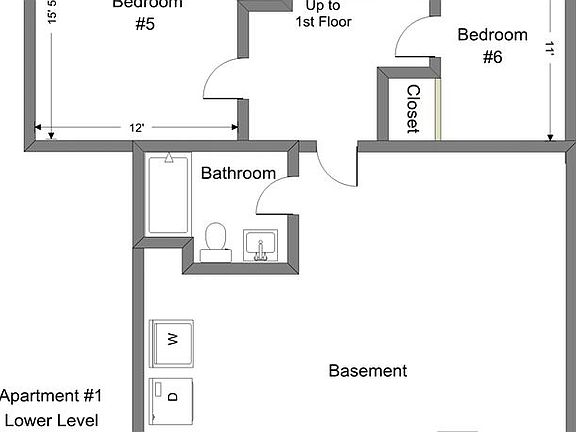 411 N. Ingalls Apt. #1 - LL