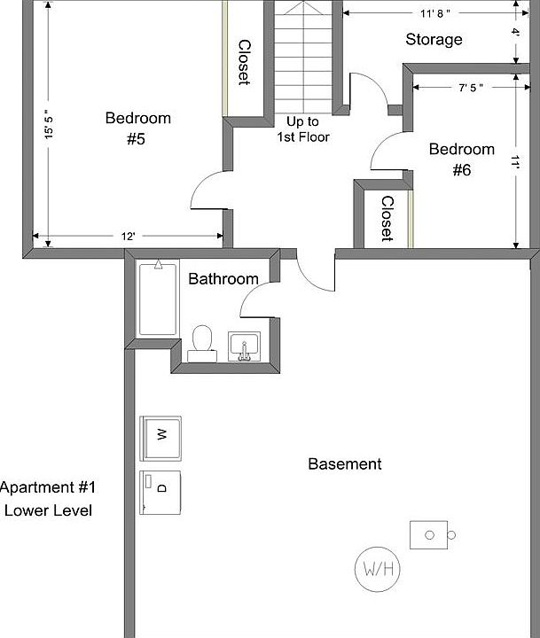 411 N. Ingalls Apt. #1 - LL