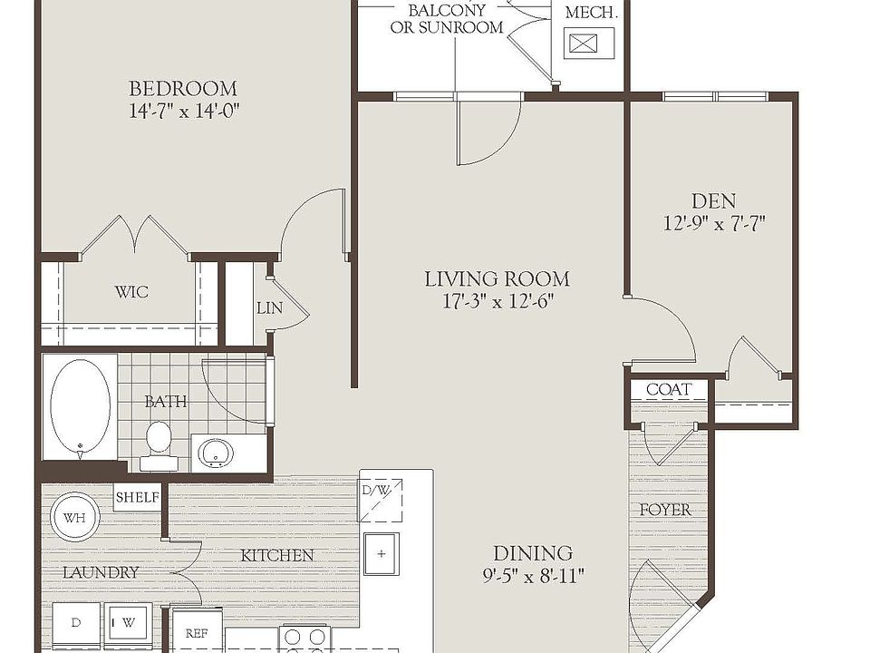 Layout of apartment