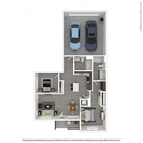 Floor plan mr2x2a