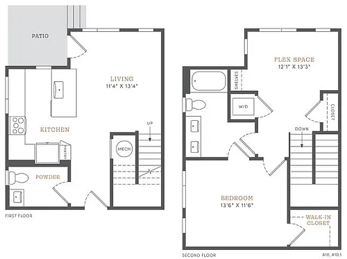 Floor plan TH1