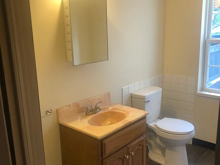 Half bath on first level.