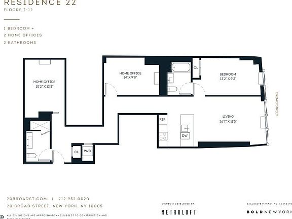 2nd image of 20 Broad St APT 1222
