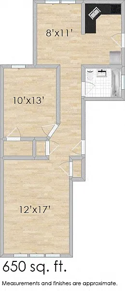 Floor plan 8 Van Buren C