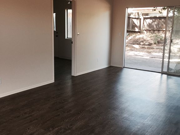 Living Room facing back yard