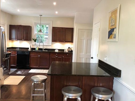 View of open kitchen concept from dining room.