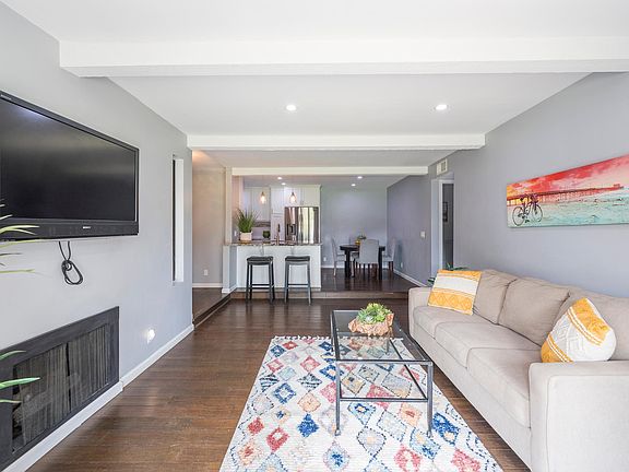 Looking into the Kitchen from the Living Room.